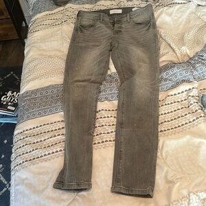 Men’s skinny grey jeans 30x30